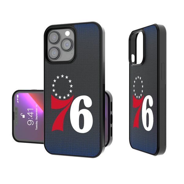 Philadelphia 76ers Linen iPhone Bump Phone Case