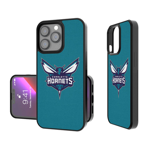 Charlotte Hornets Solid iPhone Bump Phone Case