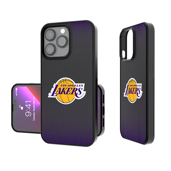 Los Angeles Lakers Linen iPhone Bump Phone Case