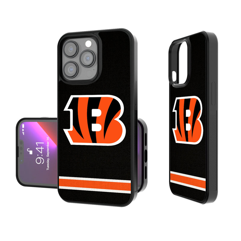 Cincinnati Bengals Stripe iPhone Bump Phone Case