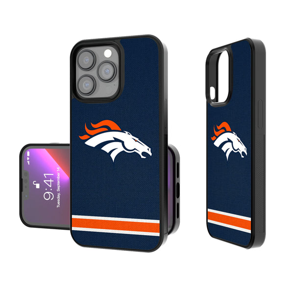 Denver Broncos Stripe iPhone Bump Phone Case