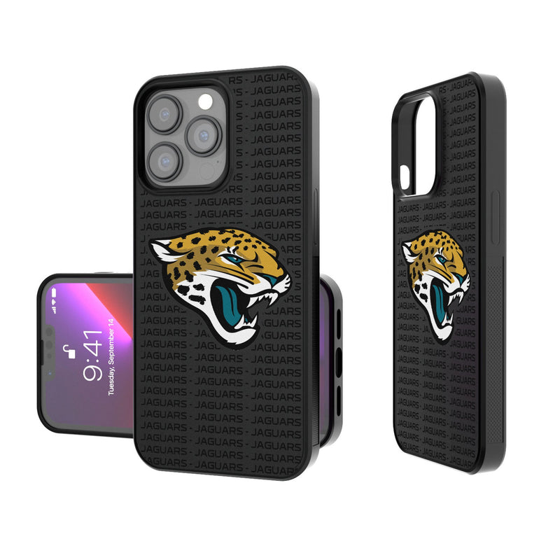 Jacksonville Jaguars Text Backdrop iPhone Bump Phone Case