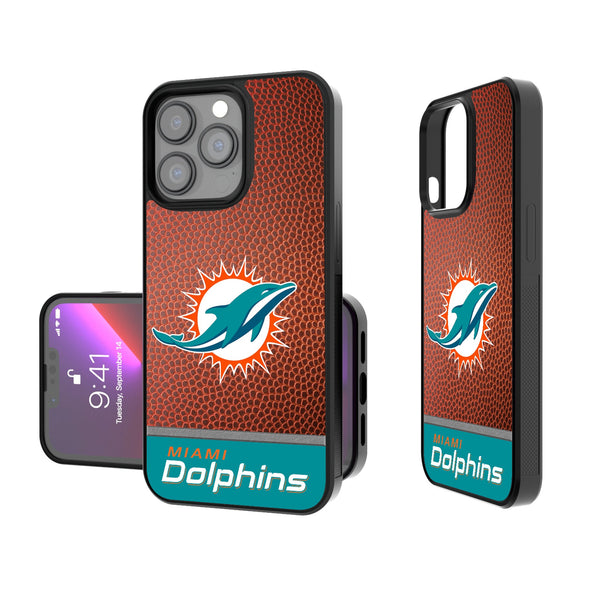 Miami Dolphins Football Wordmark iPhone Bump Phone Case