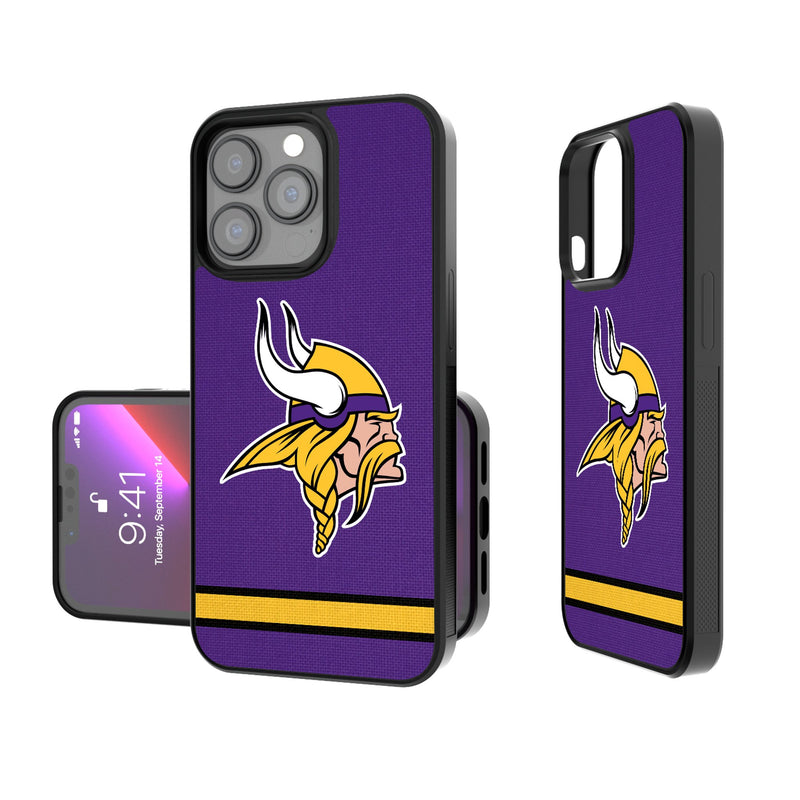 Minnesota Vikings Stripe iPhone Bump Phone Case