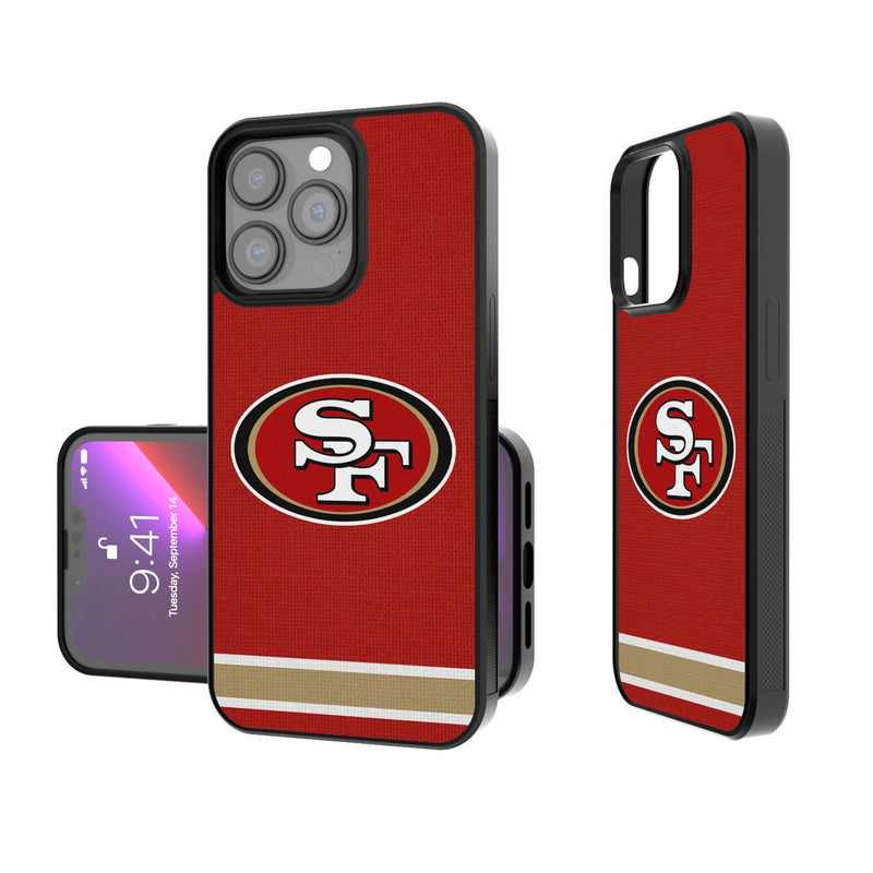 San Francisco 49ers Stripe iPhone Bump Phone Case