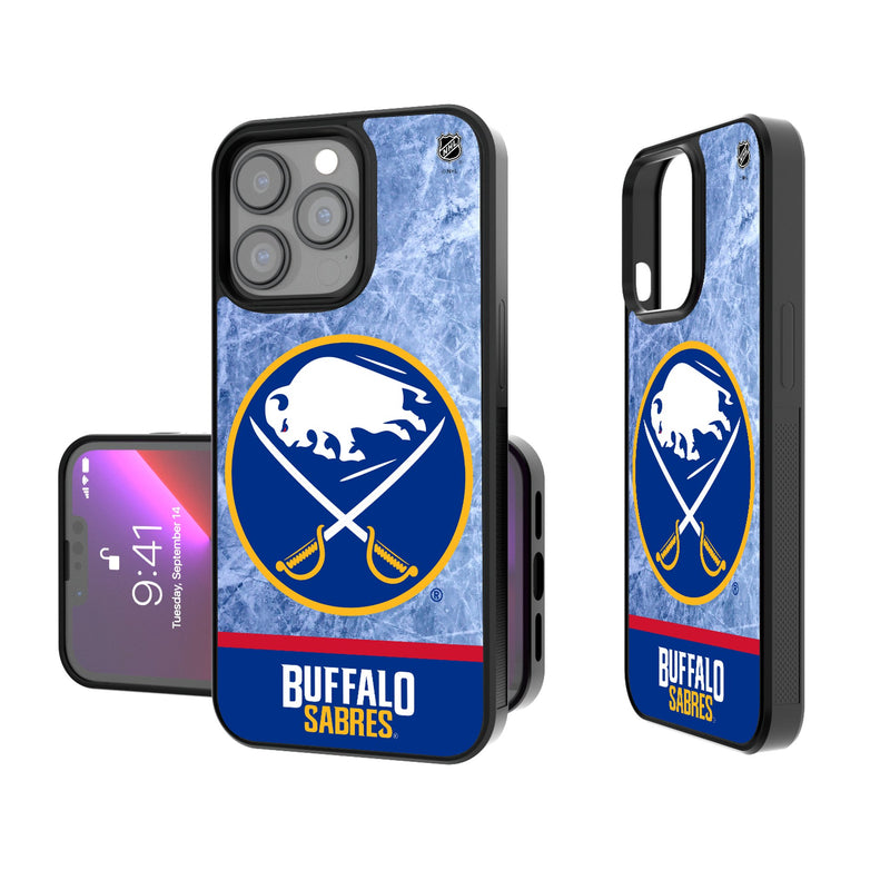 Buffalo Sabres Ice Wordmark iPhone Bump Phone Case