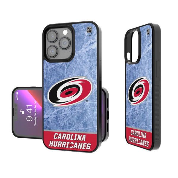 Carolina Hurricanes Ice Wordmark iPhone Bump Phone Case