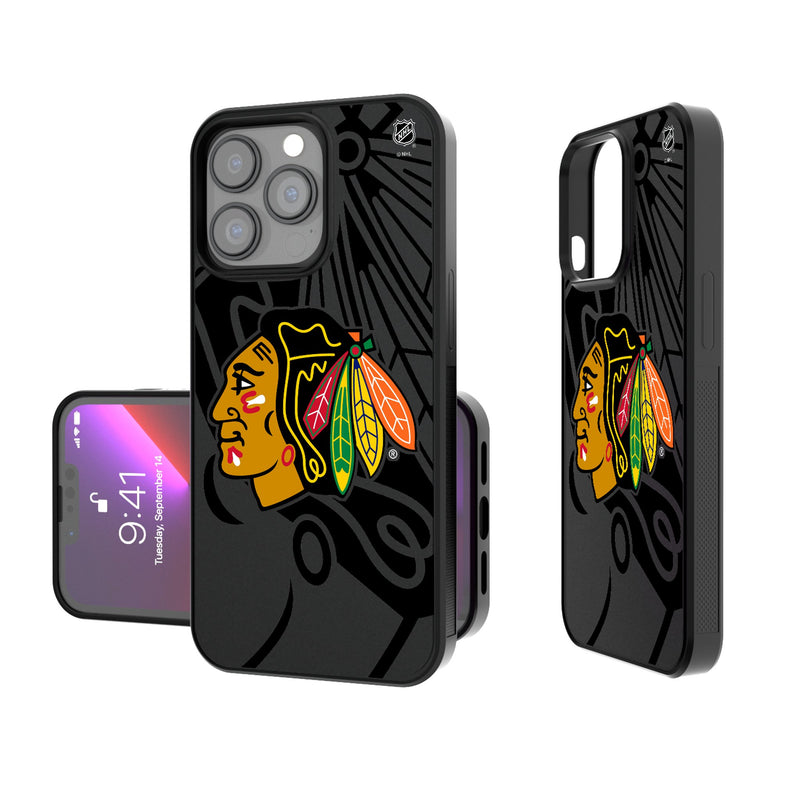 Chicago Blackhawks Monocolor Tilt iPhone Bump Phone Case