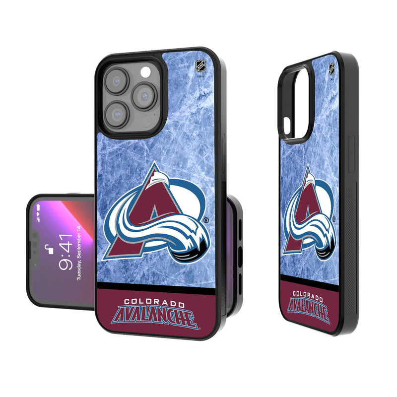 Colorado Avalanche Ice Wordmark iPhone Bump Phone Case