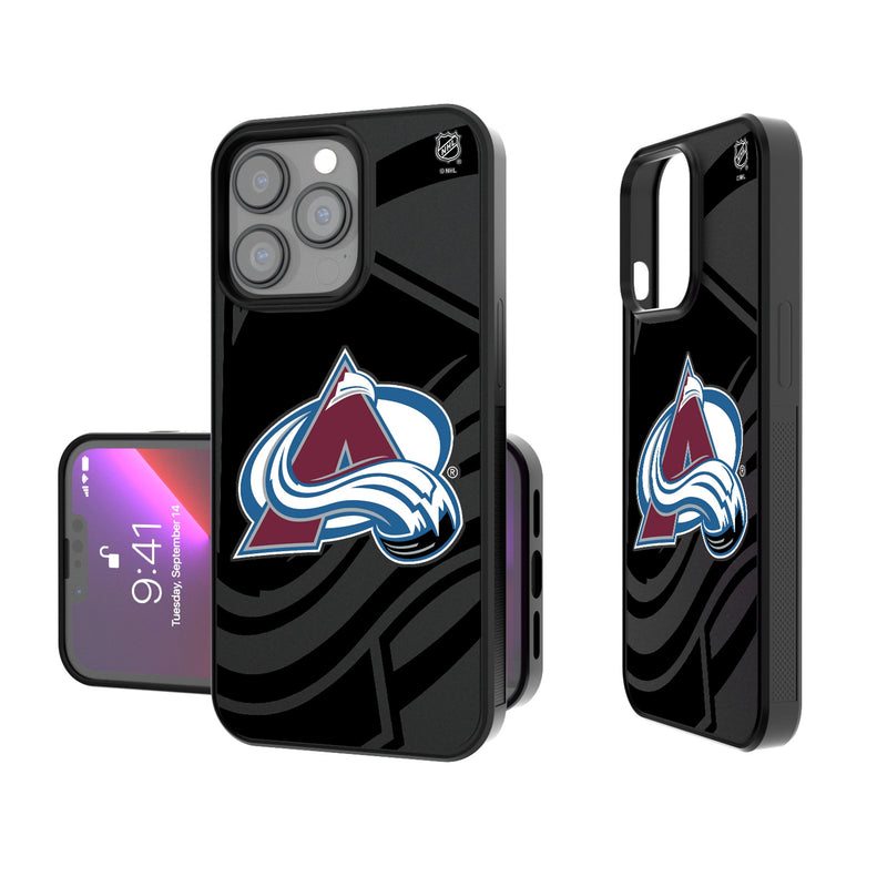 Colorado Avalanche Monocolor Tilt iPhone Bump Phone Case