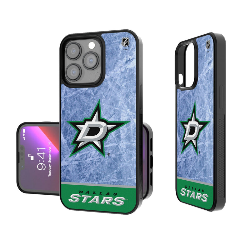 Dallas Stars Ice Wordmark iPhone Bump Phone Case