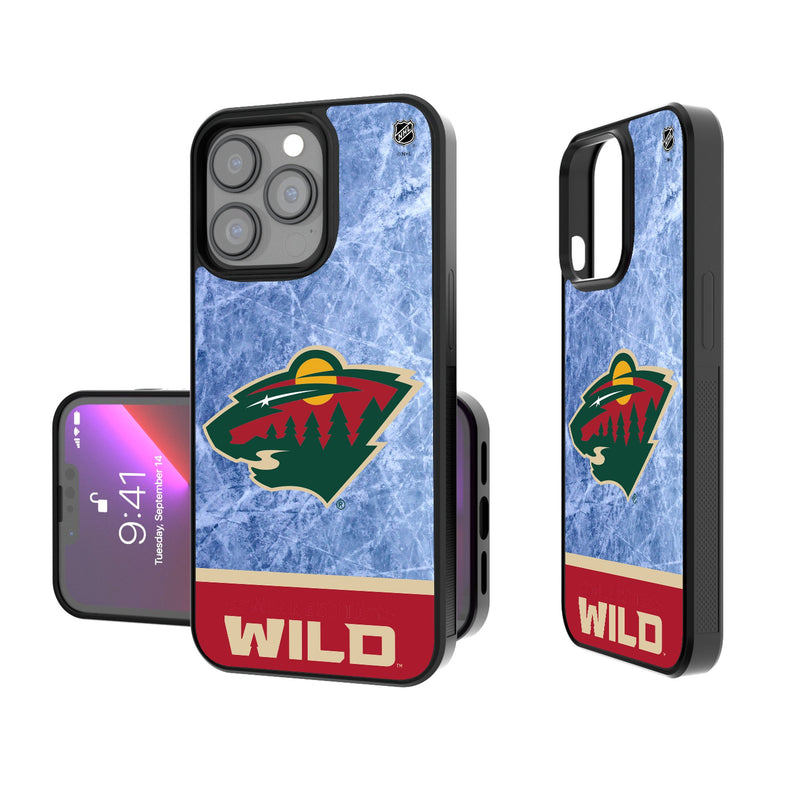 Minnesota Wild Ice Wordmark iPhone Bump Phone Case