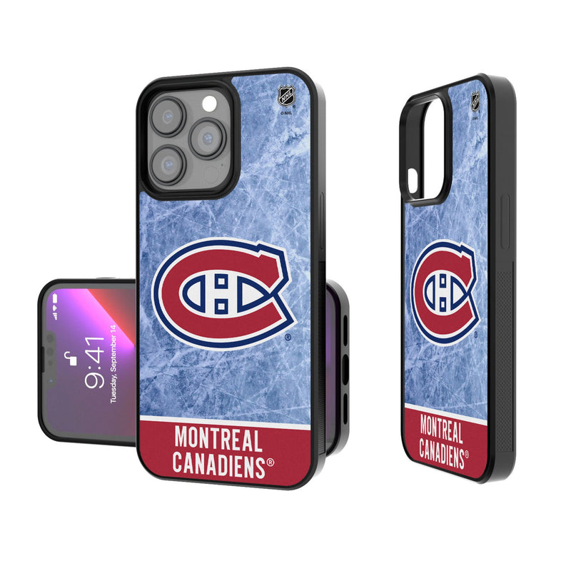 Montreal Canadiens Ice Wordmark iPhone Bump Phone Case