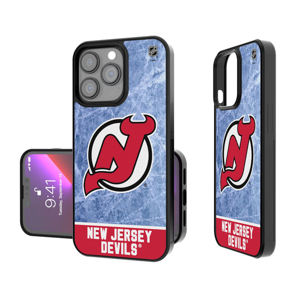 New Jersey Devils Ice Wordmark iPhone Bump Phone Case