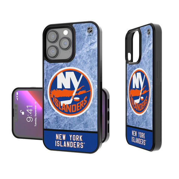 New York Islanders Ice Wordmark iPhone Bump Phone Case