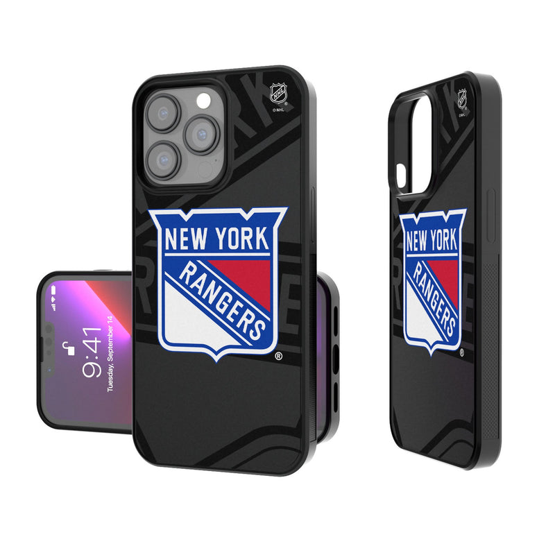 New York Rangers Monocolor Tilt iPhone Bump Phone Case