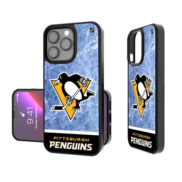 Pittsburgh Penguins Ice Wordmark iPhone Bump Phone Case