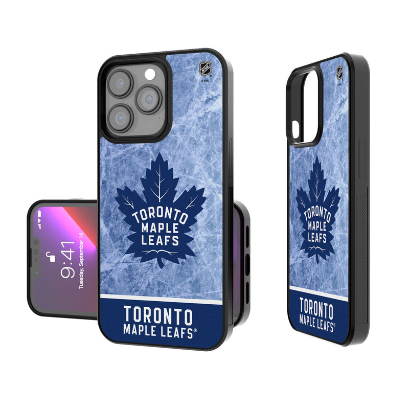 Toronto Maple Leafs Ice Wordmark iPhone Bump Phone Case