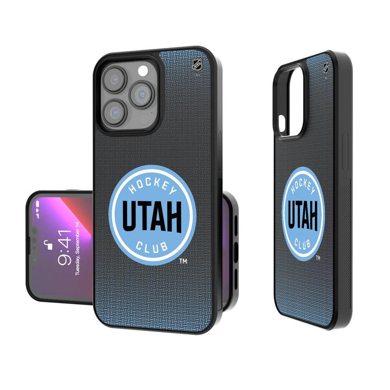 Utah Hockey Club Linen iPhone Bump Phone Case