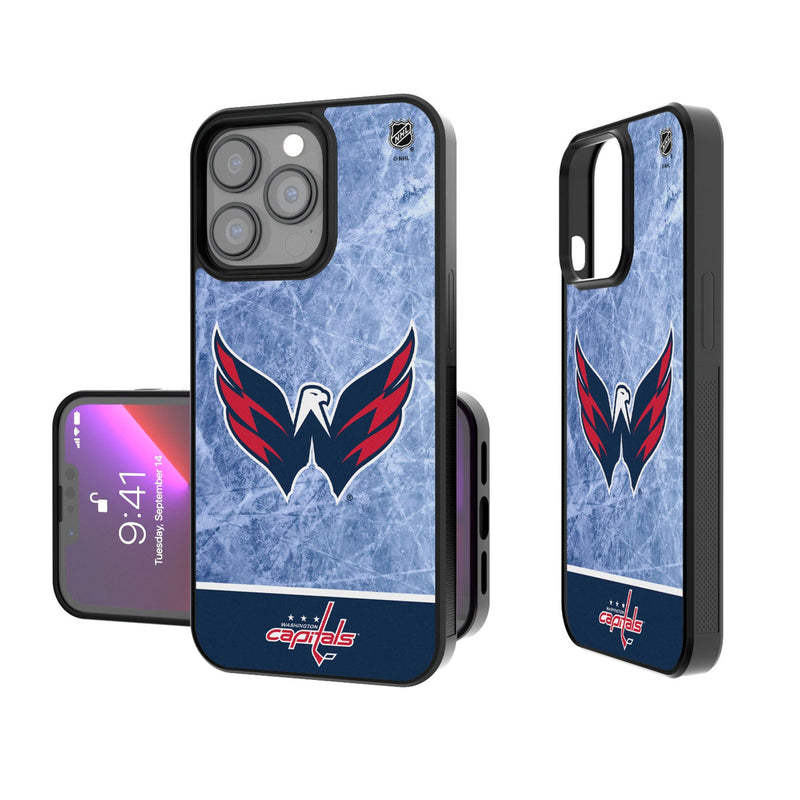 Washington Capitals Ice Wordmark iPhone Bump Phone Case