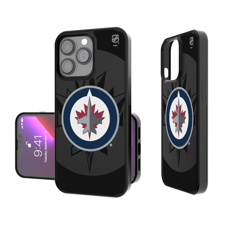 Winnipeg Jets Monocolor Tilt iPhone Bump Phone Case