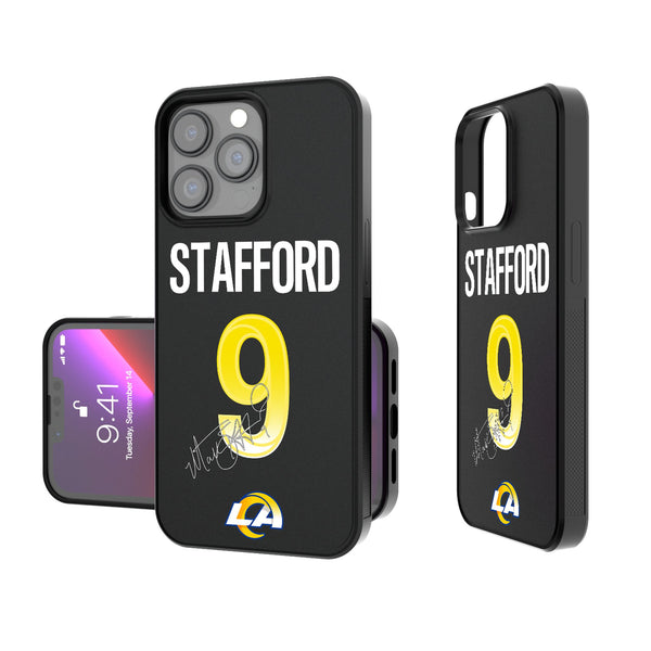 Matthew Stafford Los Angeles Rams 9 Ready iPhone Bump Phone Case