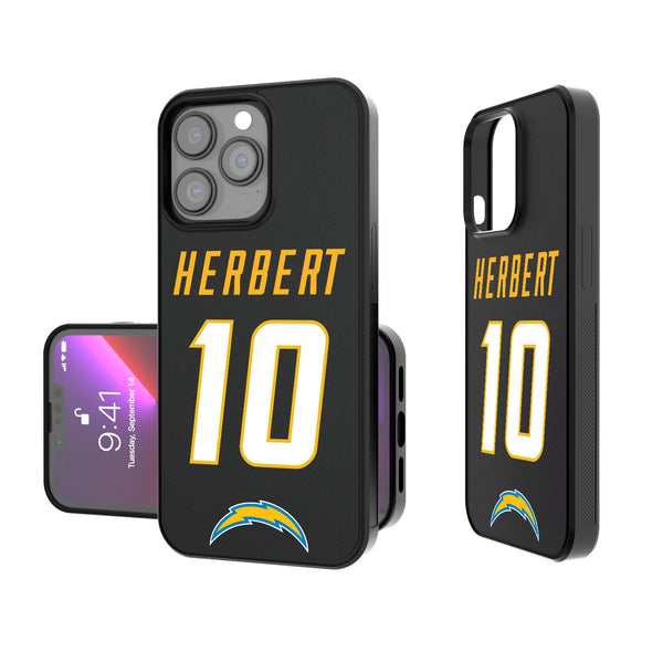 Justin Herbert Los Angeles Chargers 10 Ready iPhone Bump Phone Case