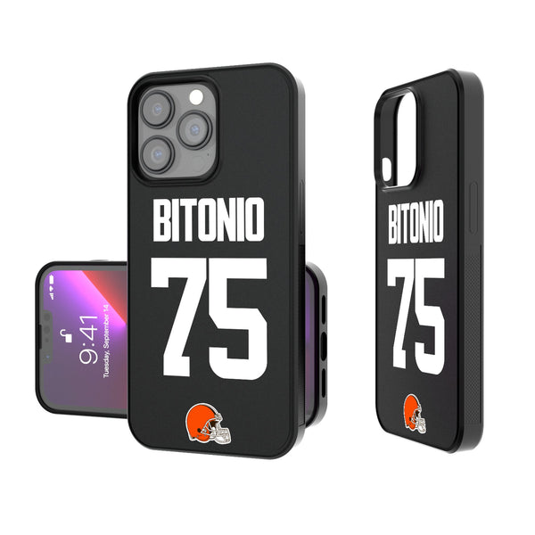 Joel Bitonio Cleveland Browns 75 Ready iPhone Bump Phone Case