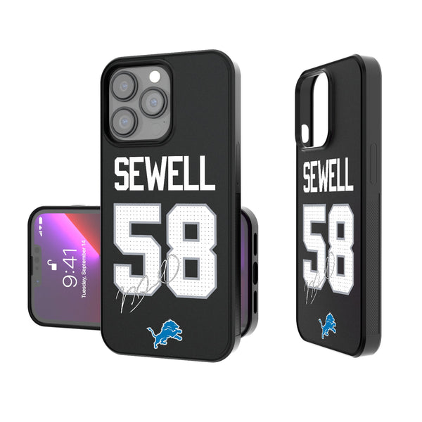 Penei Sewell Detroit Lions 58 Ready iPhone Bump Phone Case