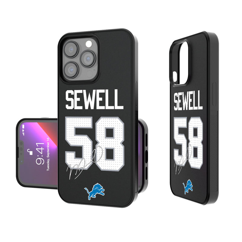 Penei Sewell Detroit Lions 58 Ready iPhone Bump Phone Case
