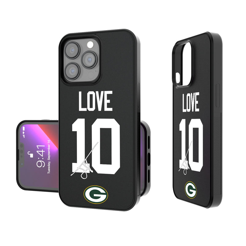 Jordan Love Green Bay Packers 10 Ready iPhone Bump Phone Case