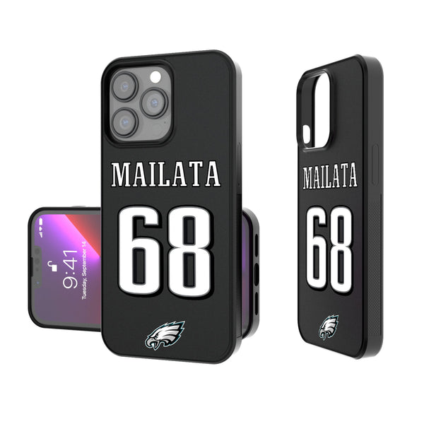 Jordan Mailata Philadelphia Eagles 68 Ready iPhone Bump Phone Case
