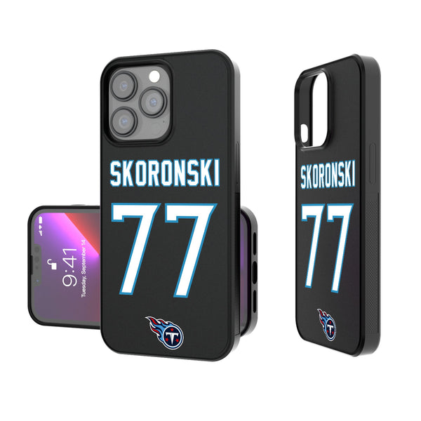 Peter Skoronski Tennessee Titans 77 Ready iPhone Bump Phone Case