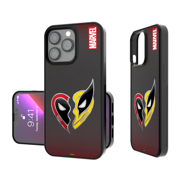 Marvel Deadpool Wolverine Grid iPhone Bump Phone Case