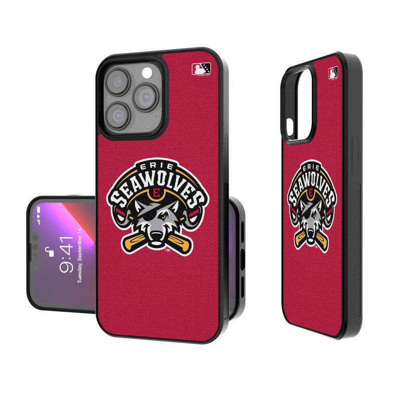 Erie SeaWolves Solid iPhone Bump Phone Case