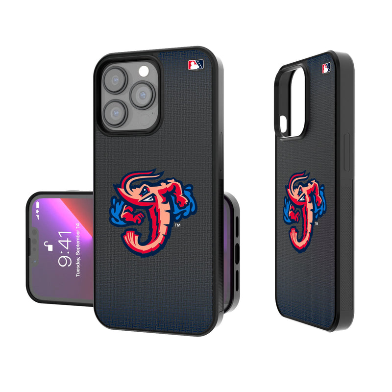 Jacksonville Jumbo Shrimp Linen iPhone Bump Phone Case