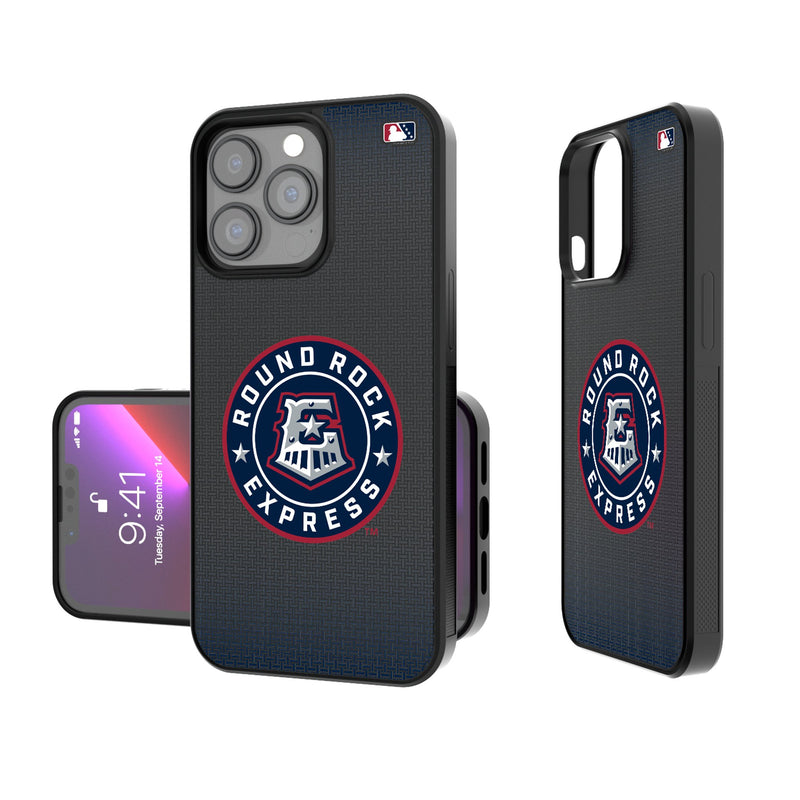 Round Rock Express Linen iPhone Bump Phone Case