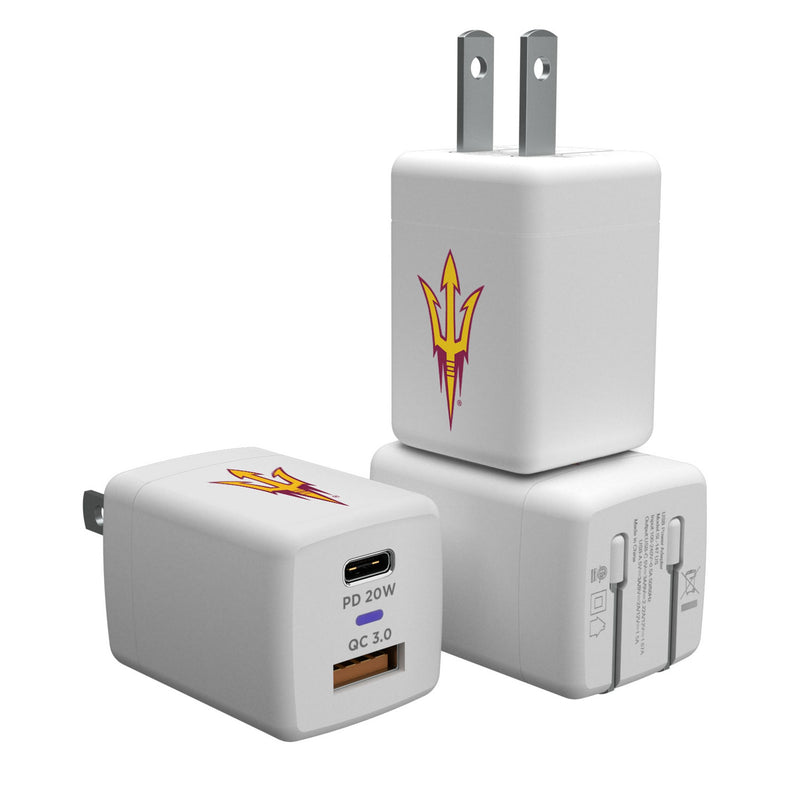 Arizona State University Sun Devils Insignia USB A/C Charger