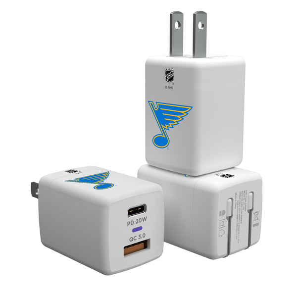 St. Louis Blues Insignia USB A/C Charger