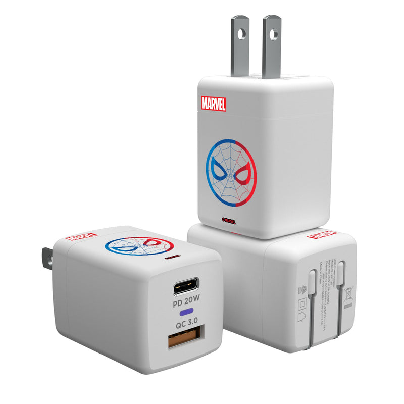 Marvel Spider-Man Sigil USB A/C Charger