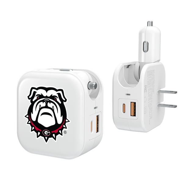 University of Georgia Bulldogs Uga Insignia 2 in 1 USB Charger