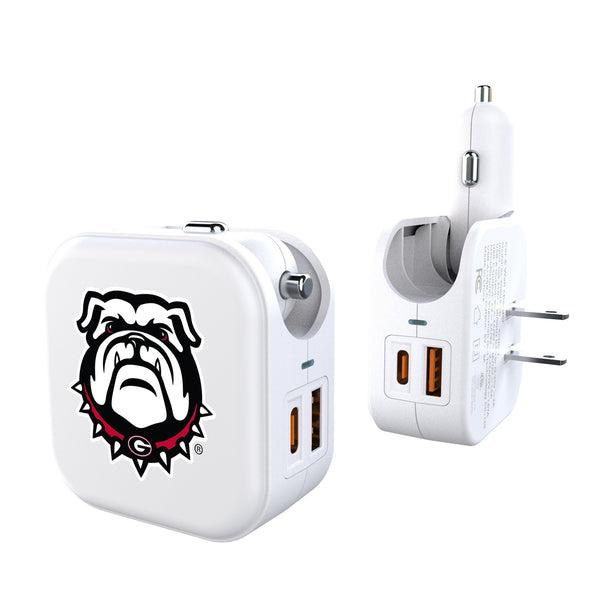 University of Georgia Bulldogs Uga Insignia 2 in 1 USB Charger