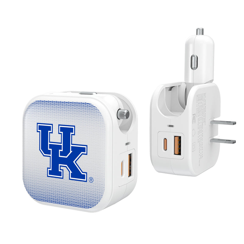 University of Kentucky Wildcats Linen 2 in 1 USB Charger
