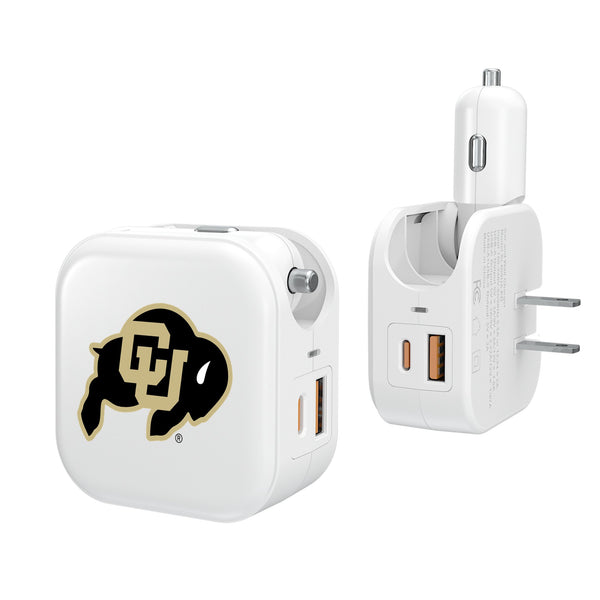 University of Colorado Buffaloes Insignia 2 in 1 USB Charger