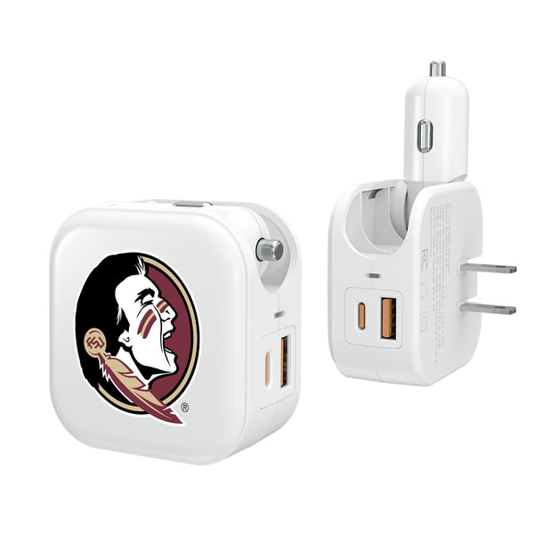 Florida State University Seminoles Insignia 2 in 1 USB Charger