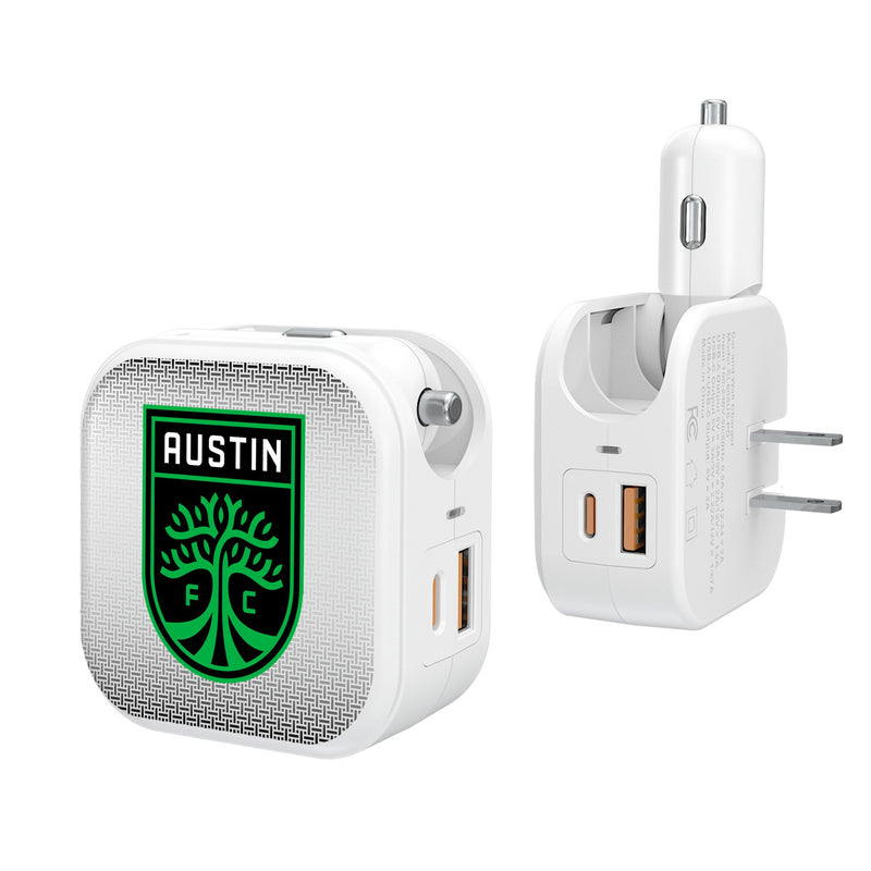 Austin FC  Linen 2 in 1 USB Charger