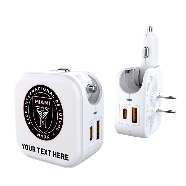 Inter Miami CF Personalized Insignia 2 in 1 USB Charger