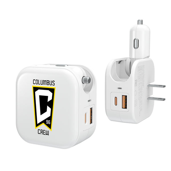 Columbus Crew  Insignia 2 in 1 USB Charger