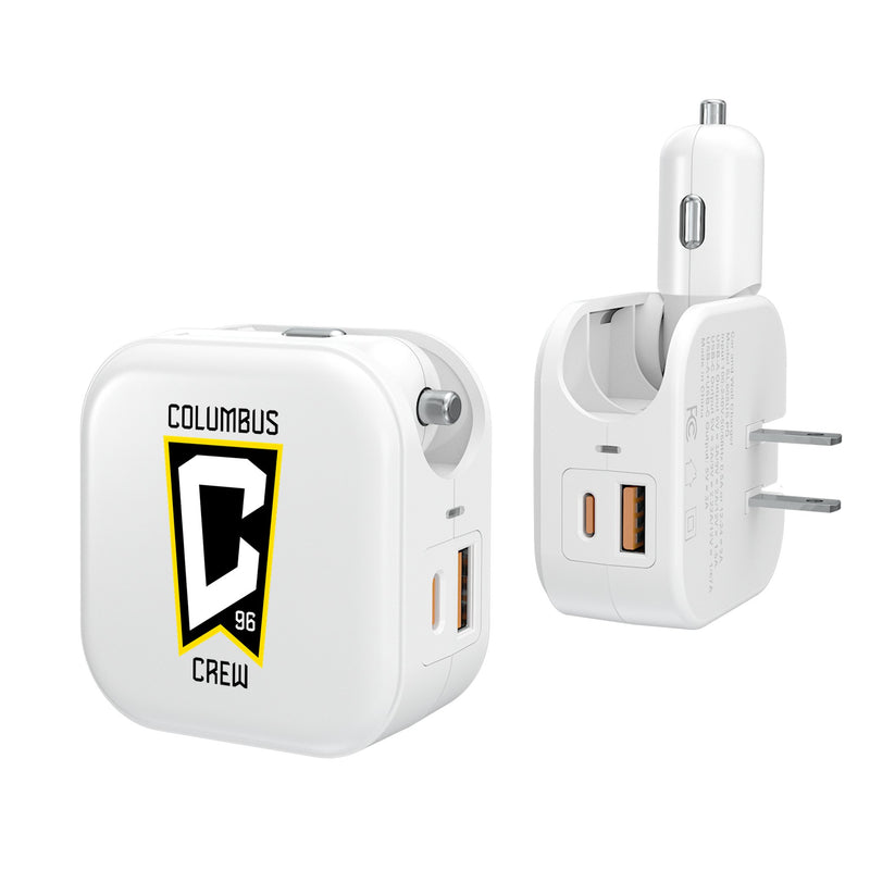 Columbus Crew  Insignia 2 in 1 USB Charger