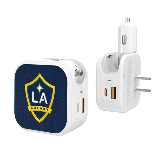LA Galaxy  Solid 2 in 1 USB Charger